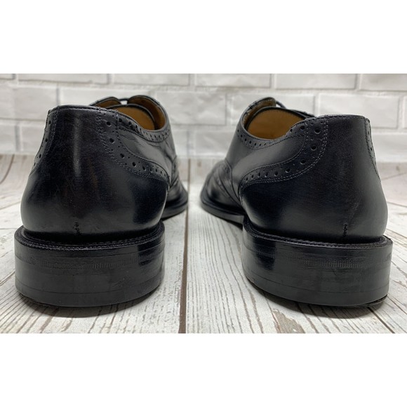 Mezlan Size 9W Wingtip Oxford Brogues Leather Lace Up Formal Shoes 29462 Used main image 5
